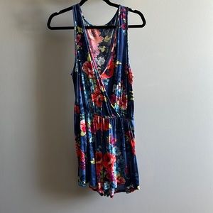 FLORAL ROMPER